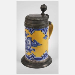 Übergroßer Fayencewalzenkrug Berlin