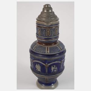 Vier Steinzeugkrüge Historismus