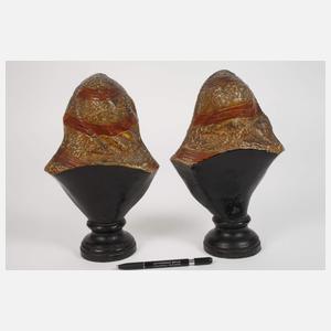 William Guérin & Cie. Paar Araberbüsten