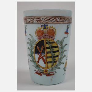 Frühes sächsisches Wappenglas