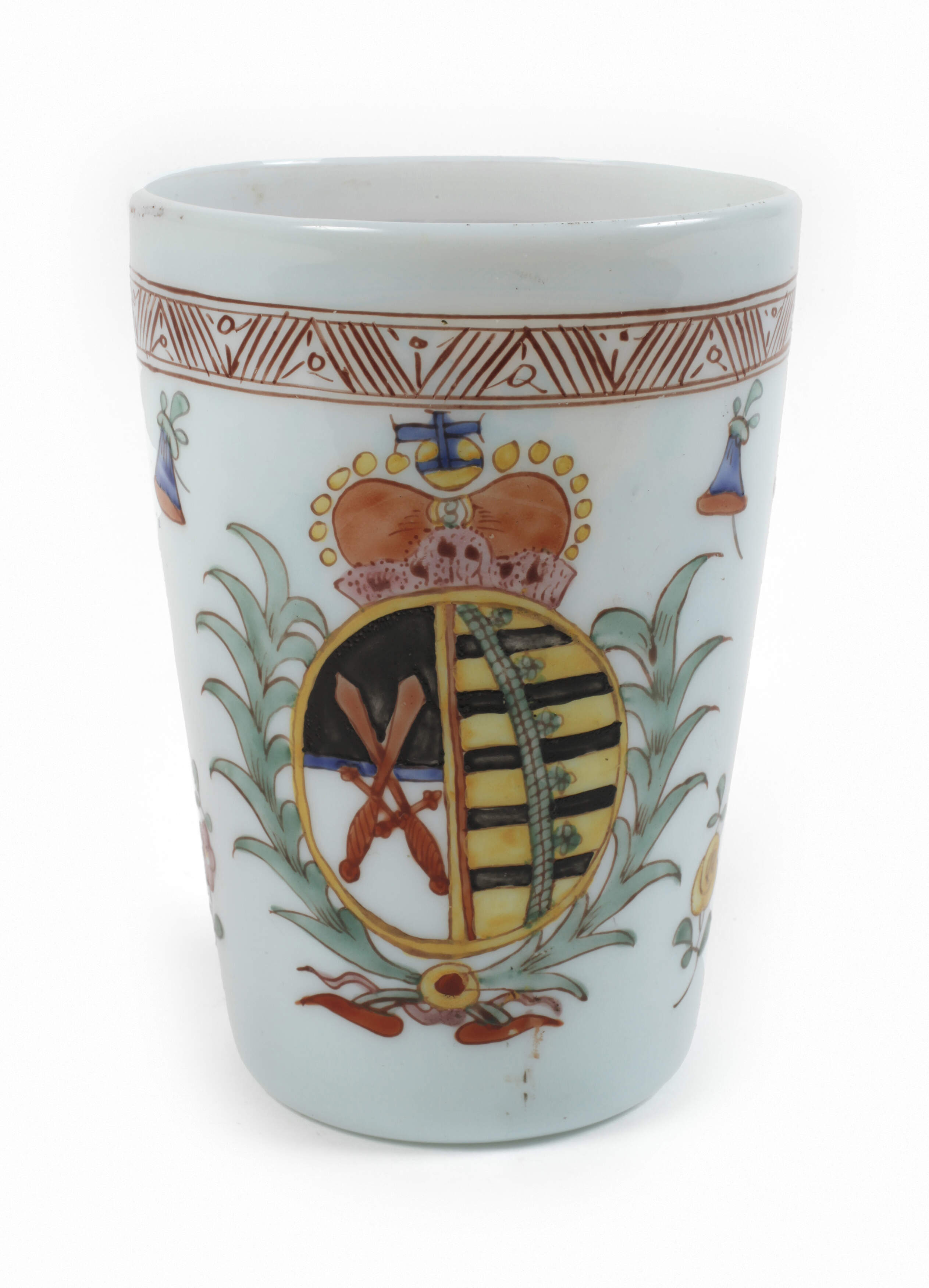 Frühes sächsisches Wappenglas