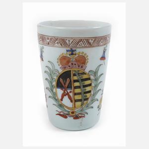 Frühes sächsisches Wappenglas