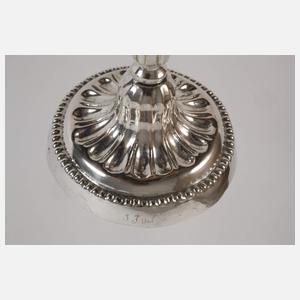 Vier Silberleuchter Polen