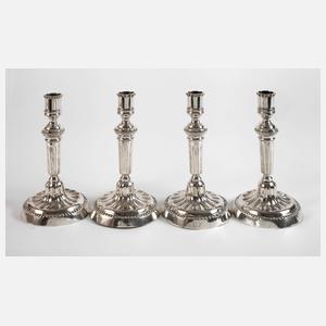 Vier Silberleuchter Polen