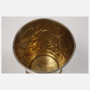 Danziger Silberbecher mit Jagdmotiv