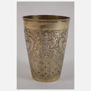 Großer Vermeil Becher Schlesien