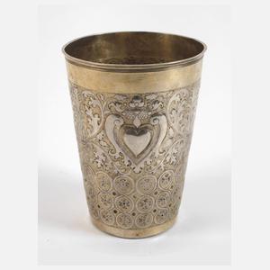 Großer Vermeil Becher Schlesien