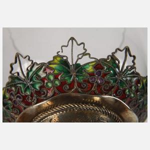 Weinrömer mit Silbermontur