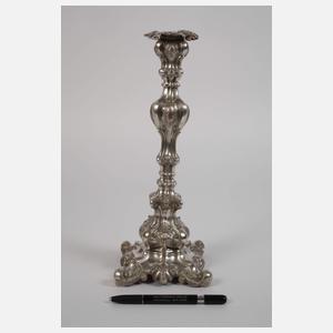 Zwei Kerzenleuchter Silber