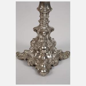 Zwei Kerzenleuchter Silber