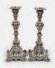 Zwei Kerzenleuchter Silber