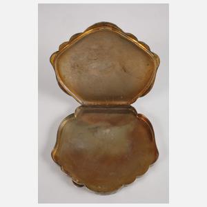 Silberdose mit Emaillemalerei