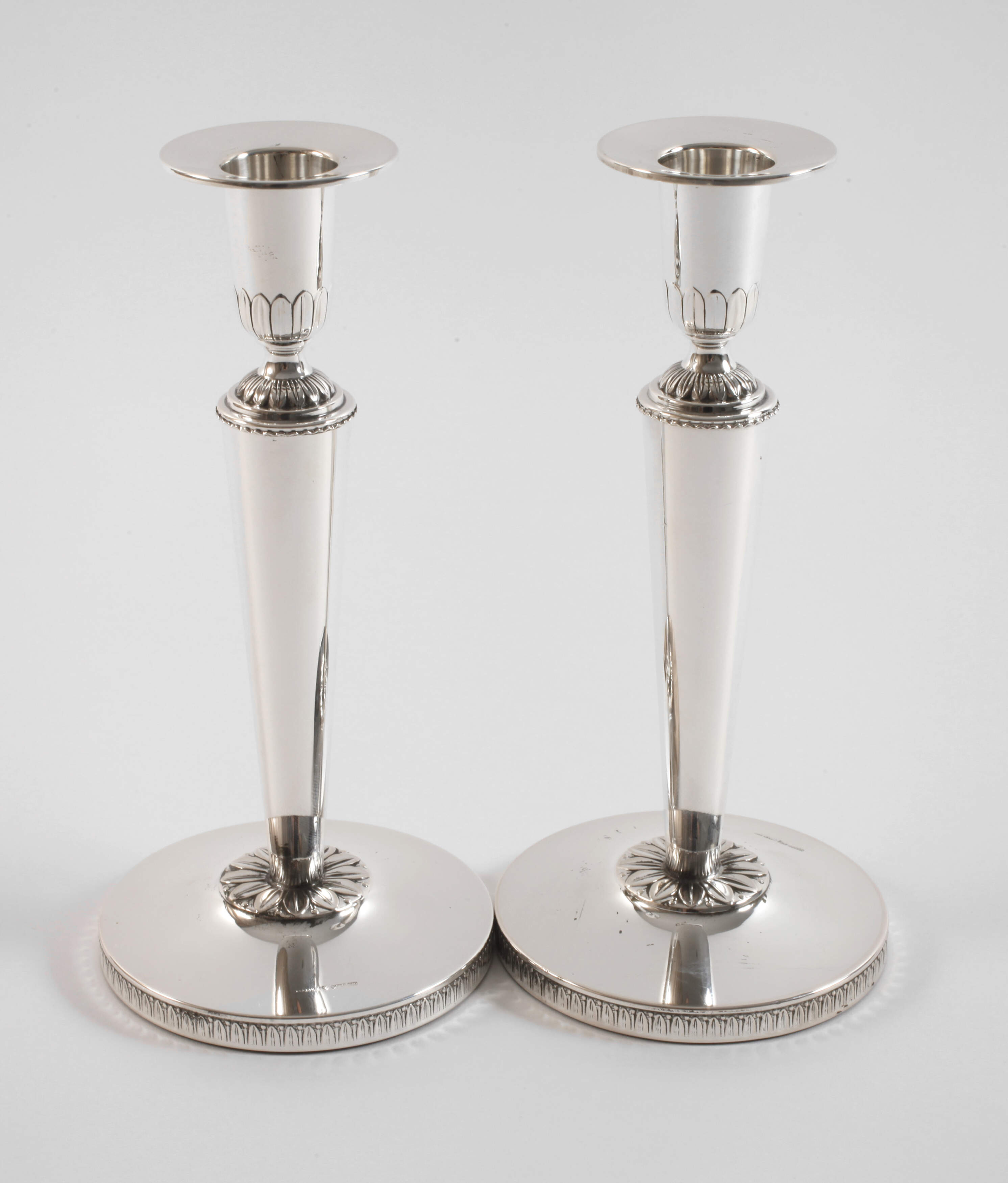 Paar kleine Tafelleuchter Schweden