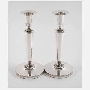 Paar kleine Tafelleuchter Schweden