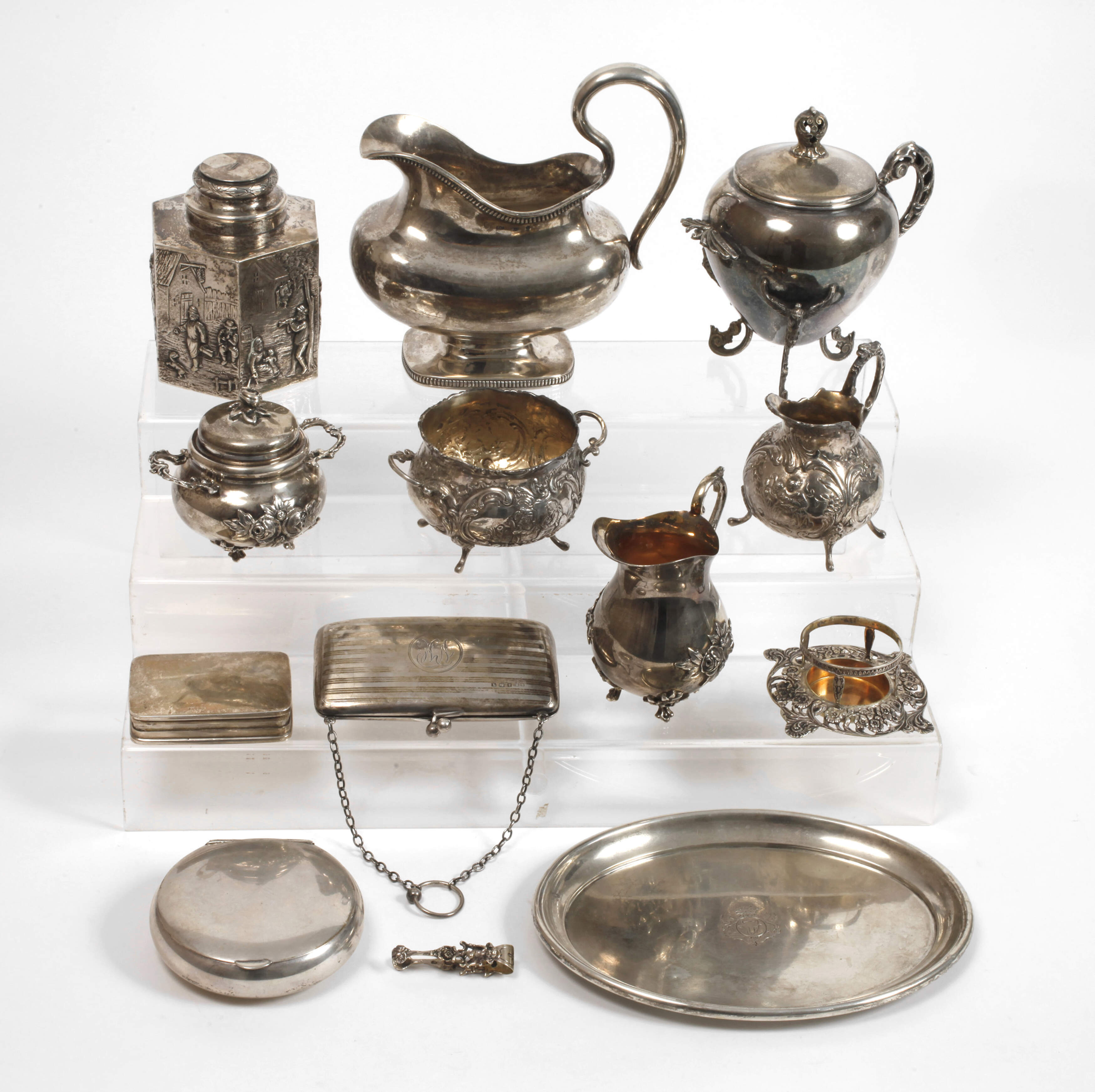 Konvolut Silberteile