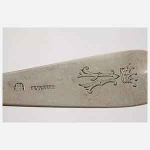 Konvolut Silberlöffel Biedermeier