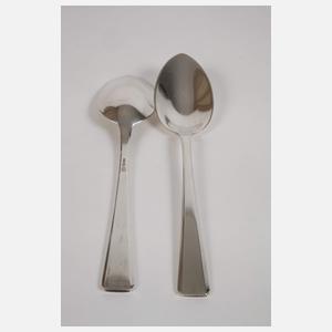 Silber sechs Kaffeelöffel