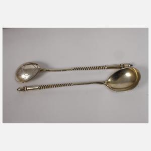 Elf Kaffeelöffel Russland