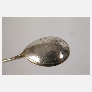 Elf Kaffeelöffel Russland