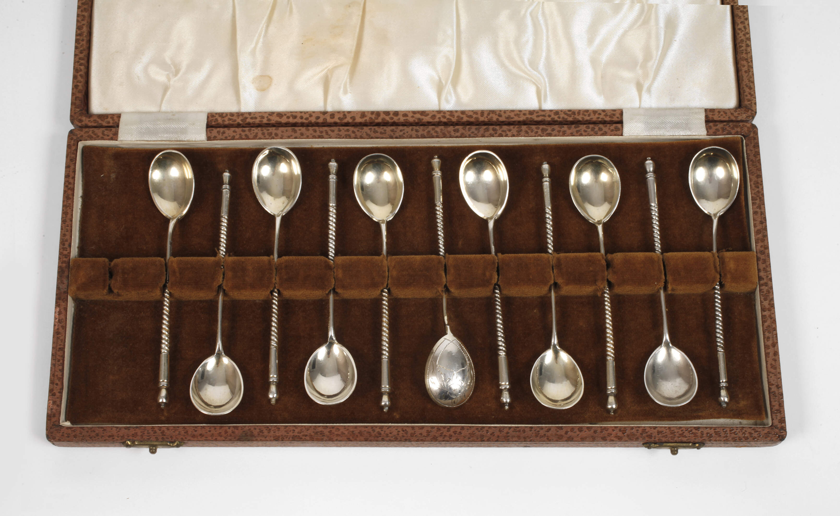 Elf Kaffeelöffel Russland