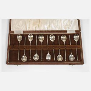 Elf Kaffeelöffel Russland