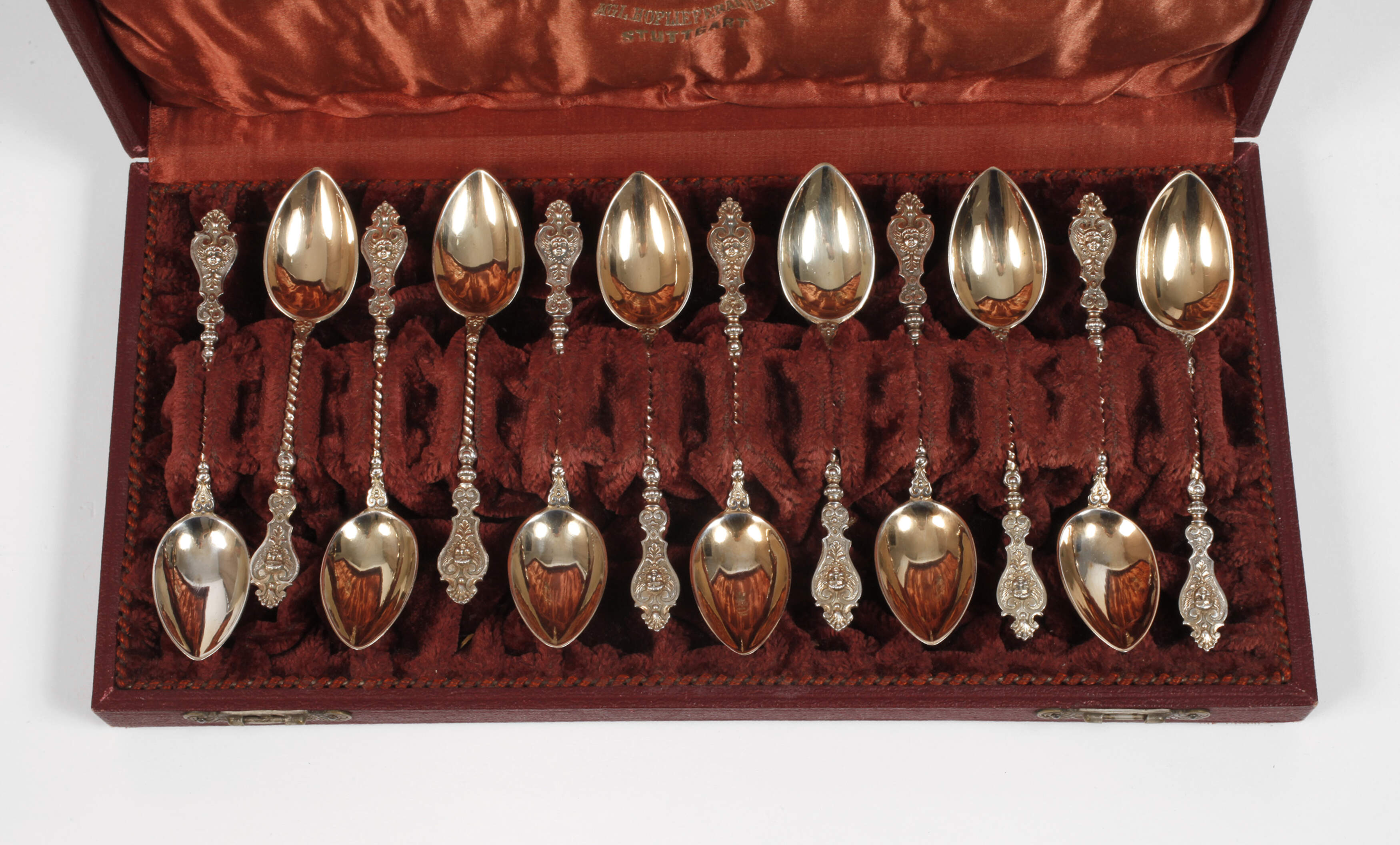 Zwölf Kaffeelöffel Historismus