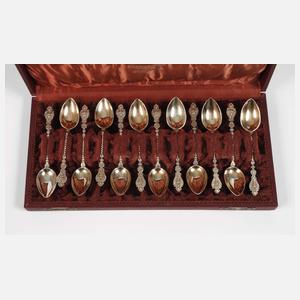 Zwölf Kaffeelöffel Historismus