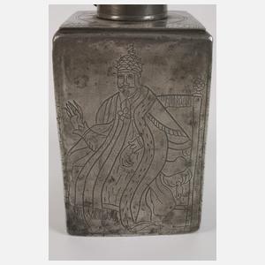 Vierkantflasche Zinn