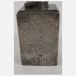 Vierkantflasche Zinn