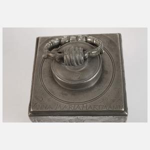 Vierkantflasche Zinn