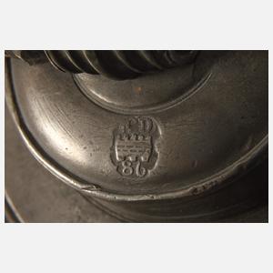 Vierkantflasche Zinn