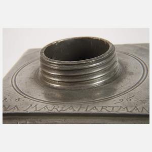 Vierkantflasche Zinn