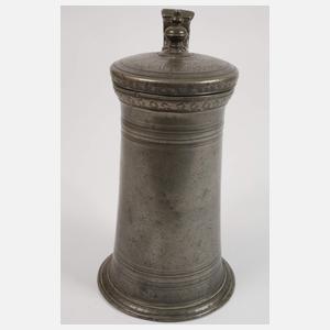 Schwere Lübecker Zinnkanne