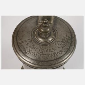 Schwere Lübecker Zinnkanne