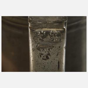 Schwere Lübecker Zinnkanne