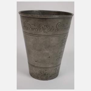 Zunftbecher der Schuhmacher