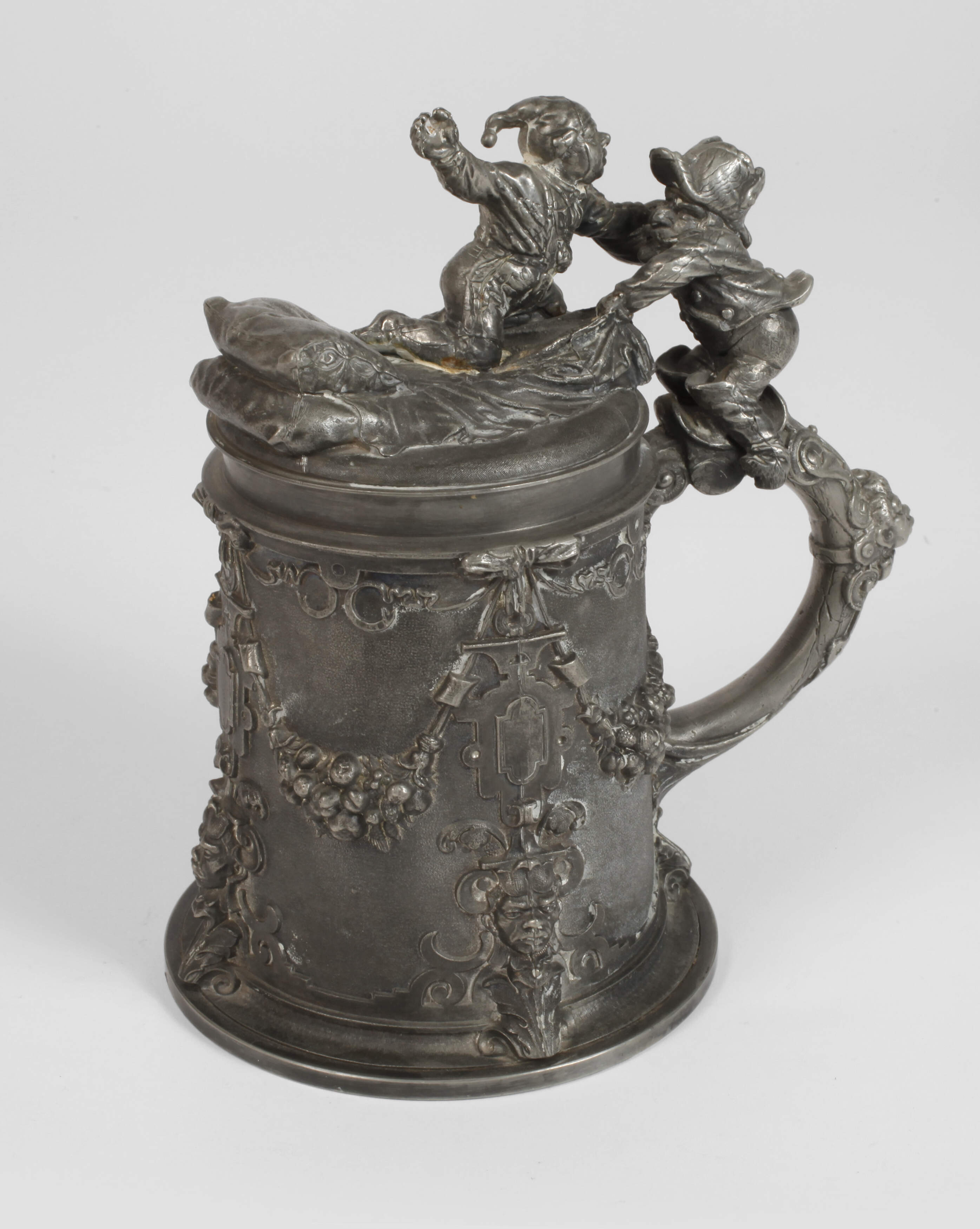 Patriotischer Zinnhumpen Historismus