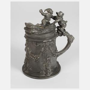 Patriotischer Zinnhumpen Historismus