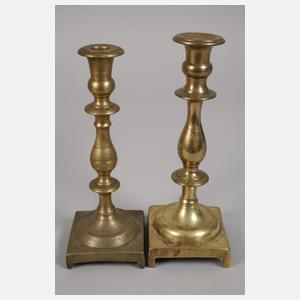 Sechs Messingleuchter