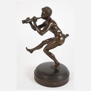 Franz Nachtmann, Tanzender Faun mit Doppelaulos