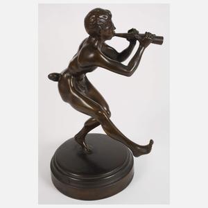 Franz Nachtmann, Tanzender Faun mit Doppelaulos