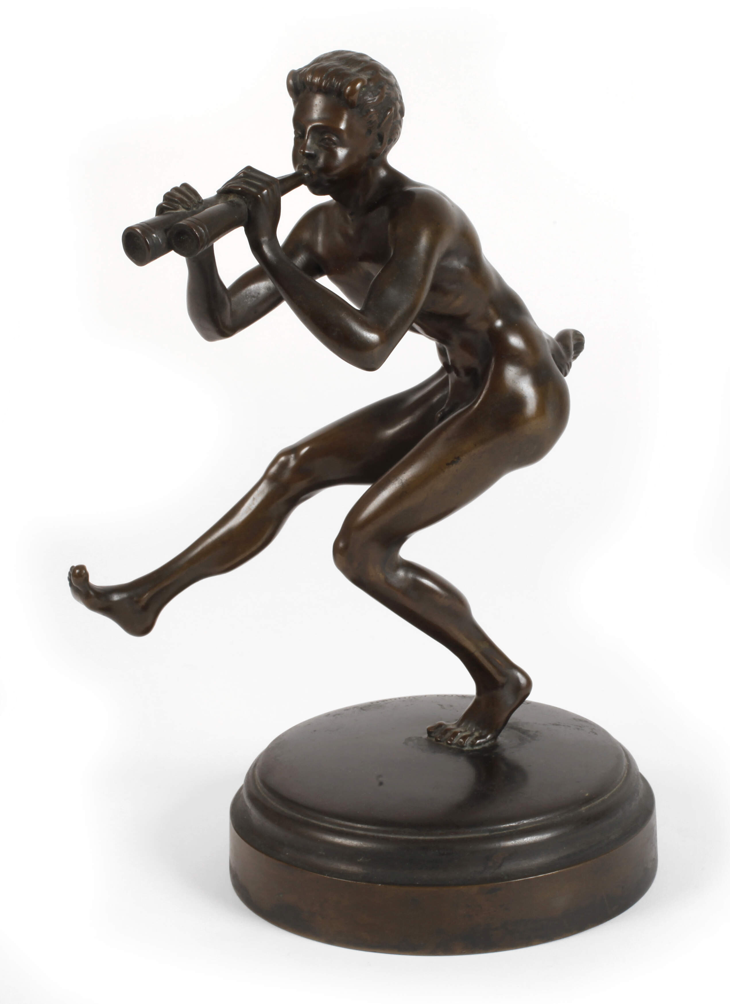 Franz Nachtmann, Tanzender Faun mit Doppelaulos