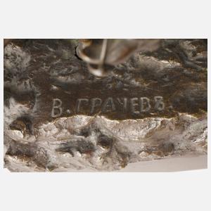 Vasily Yakovlevich Grachev, Kosake zu Pferde