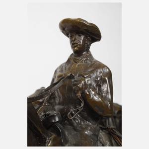 R. Clark, Chuck Wagon mit Reiter und Pferden