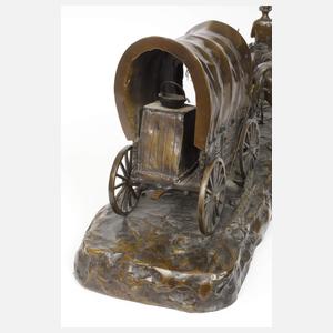 R. Clark, Chuck Wagon mit Reiter und Pferden