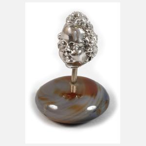 Silber Kopf eines Cherub