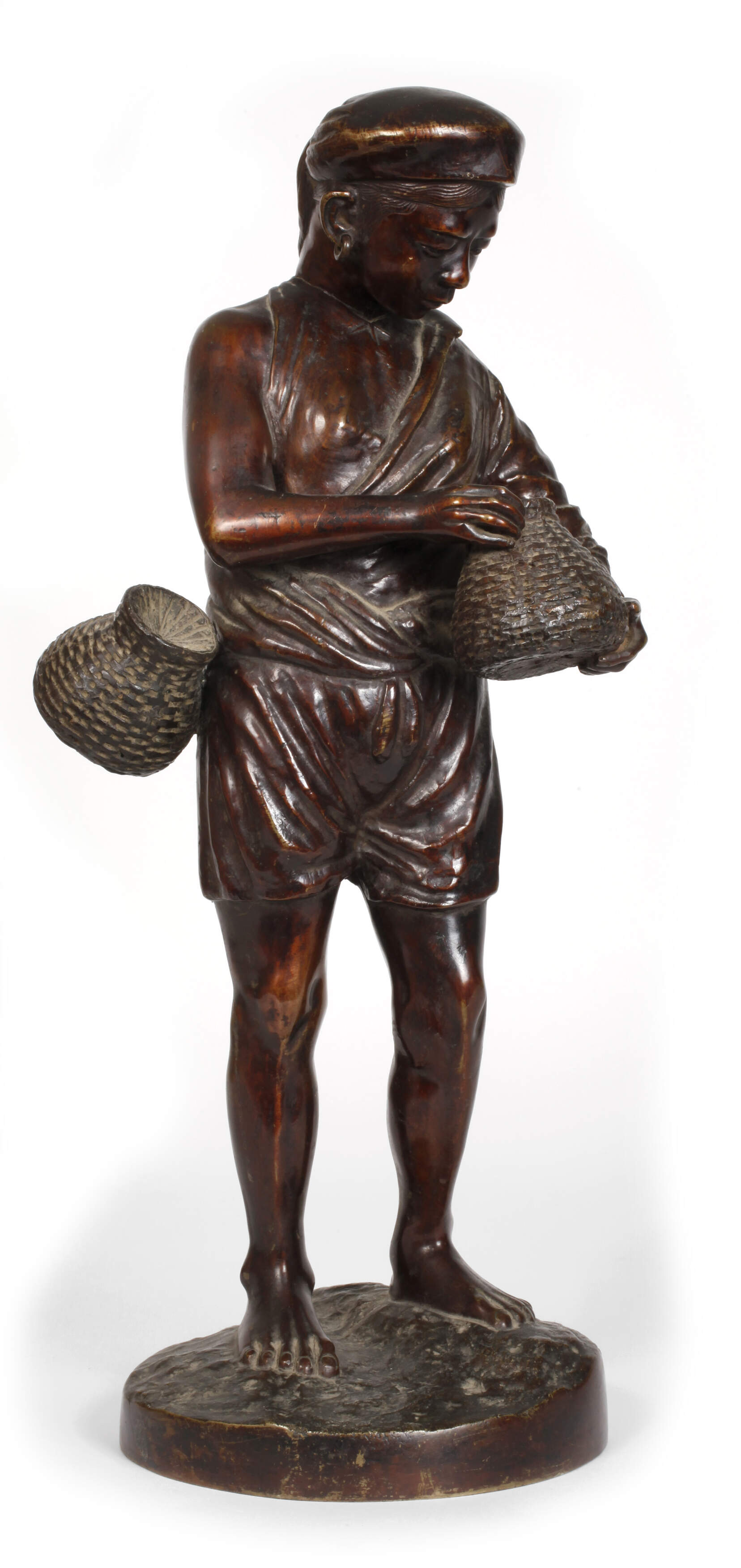 Vietnamesische Krabbenfischerin