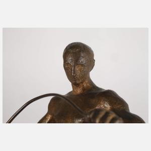 Nackter Florettfechter