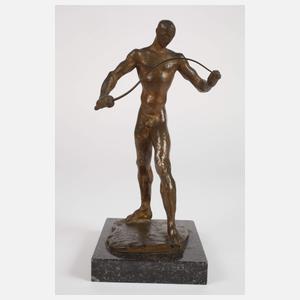 Nackter Florettfechter