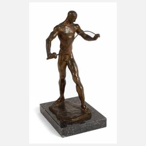 Nackter Florettfechter